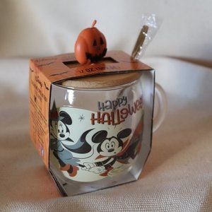 Mickey Mouse Halloween Glass Mug